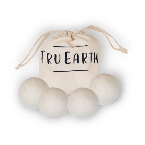 Tru Earth Reusable Wool Dryer Balls, 4-Pack