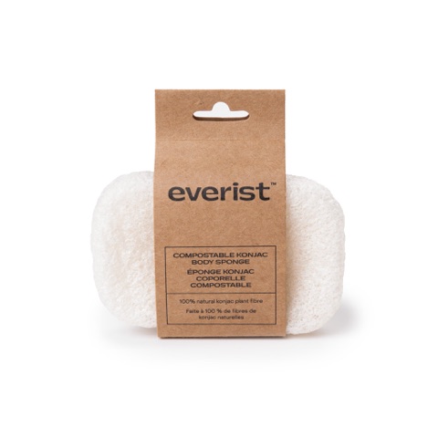 Everist The Compostable Konjac Body Sponge