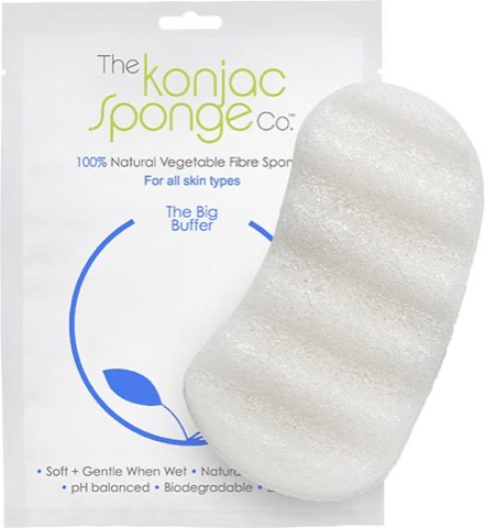 The Konjac Sponge Company 100% Pure Konjac Big Buffer Sponge