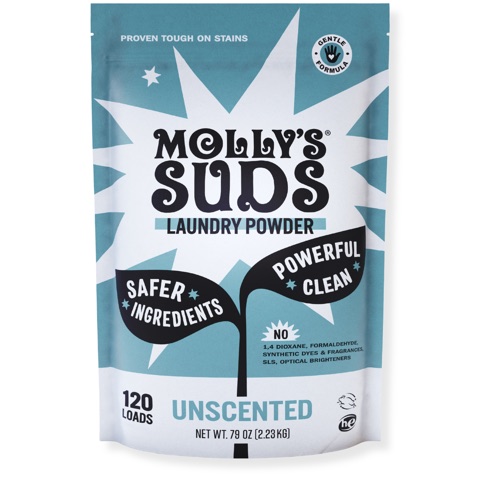 Molly’s Suds Original Detergent Powder, Unscented